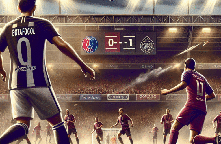 Botafogo învinge în fața triumfală a Parisului: Paris Saint Germain 0 – Botafogo 1