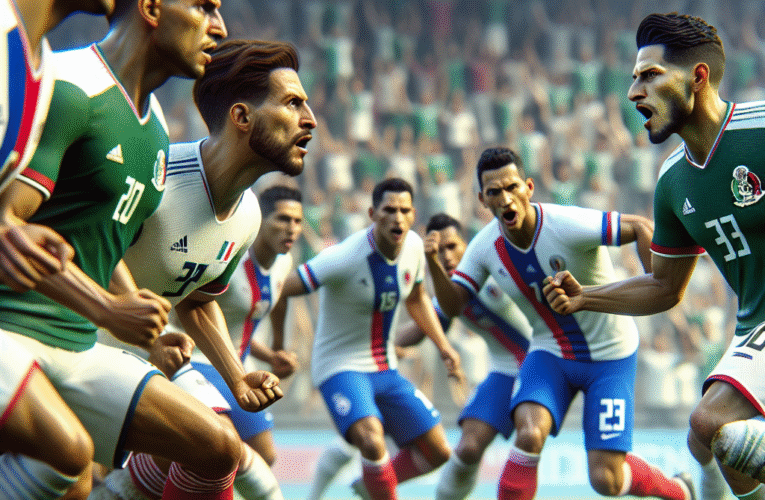 „Fiesta futbolistică: Mexicul triumfă într-o dispută incendiară cu Republica Dominicană”