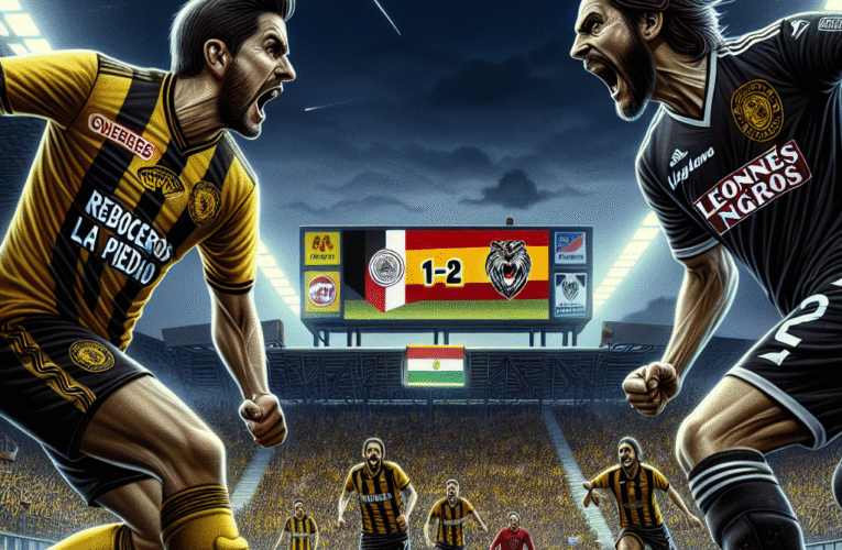 Leones Negros rupe bariera Reboceros