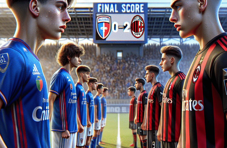 Milan U20 impune autoritatea la Cagliari