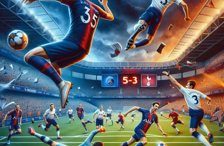 Meci spectaculos între Paris Saint Germain și Tottenham: 5-3