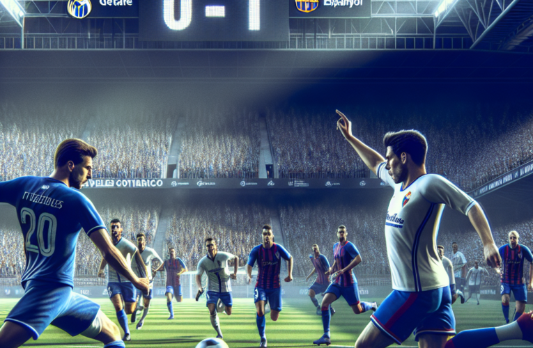 Meci Getafe – Espanyol: 0-1, 13 Decembrie 2025