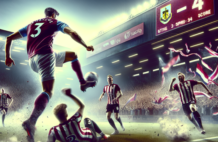 Meci spectaculos între Burnley și Brentford, scor 3-4