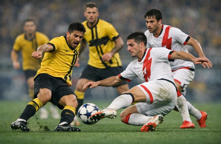 Meciul AEK Athens FC – Rayo Vallecano: AEK triumfă cu 3-1