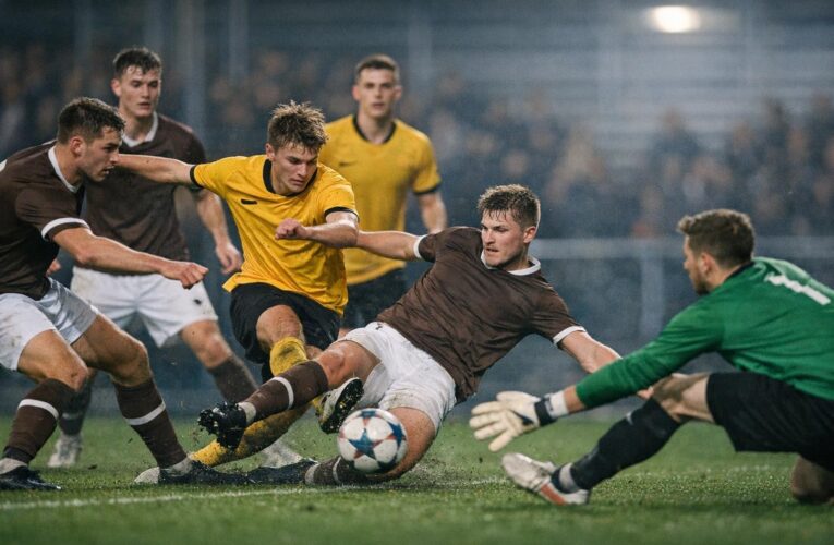 Meci spectaculos între Dynamo Dresden U19 și St. Pauli U19