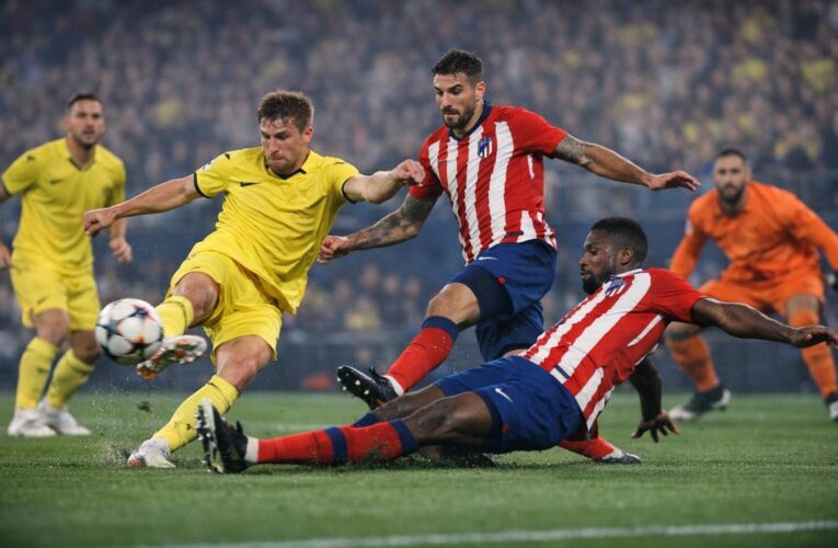 Meci spectaculos: Villarreal învinge Atletico Madrid cu 5-1