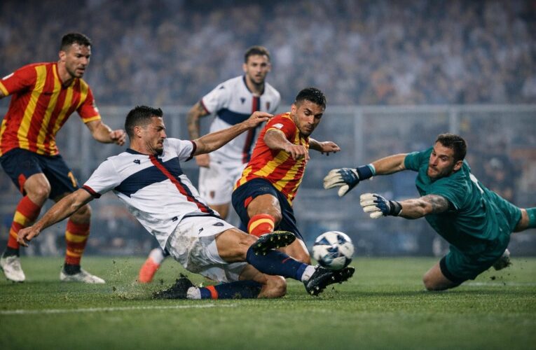 Meciul Lecce – Genoa: Lecce câștigă cu 1-0