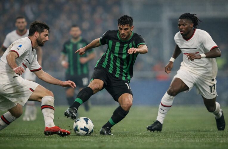 Meciul Sassuolo – AC Milan, 2-0, 3 mai 2026