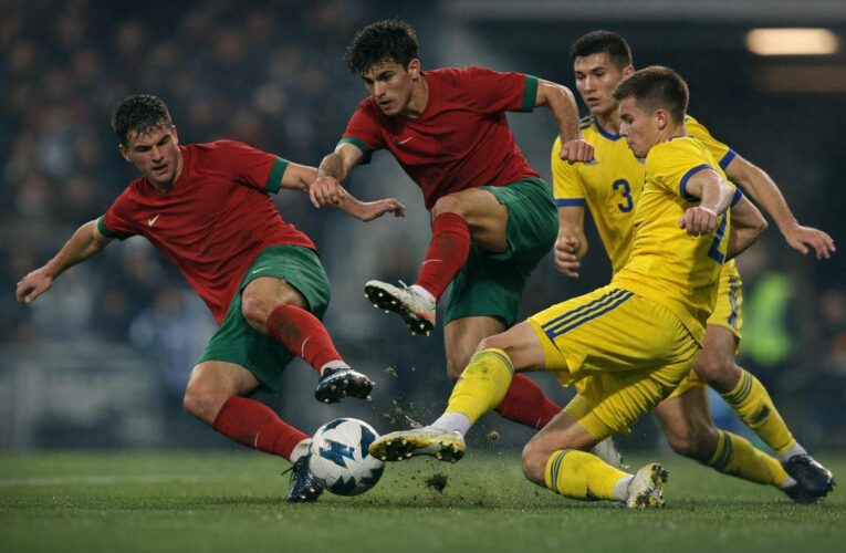Portugal U19 și Kazakhstan U19 au terminat la egalitate, 1-1, pe 2026-06-03