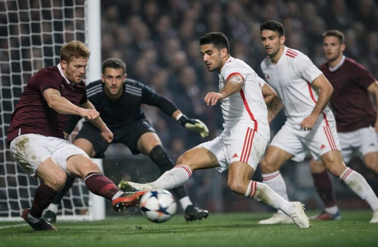 Heart Of Midlothian și Benfica au încheiat la egalitate, 1-1, pe 13 august 2026
