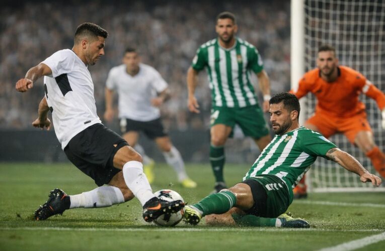 Valencia – Real Betis 0-1: o victorie la limită pentru oaspeți, într-un meci decis de eficiență