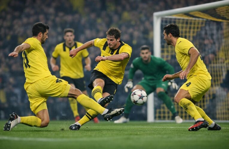 Borussia Dortmund – Villarreal 3-2: un meci spectaculos decis de eficiență și ritm