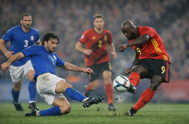 Italy 0-2 Belgium, 2026-09-25: Belgia obține o victorie clară în fața Italiei