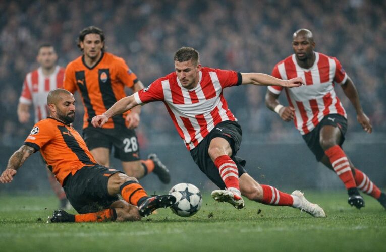 PSV Eindhoven și Shakhtar Donetsk, remiză 1-1 pe 2026-09-10