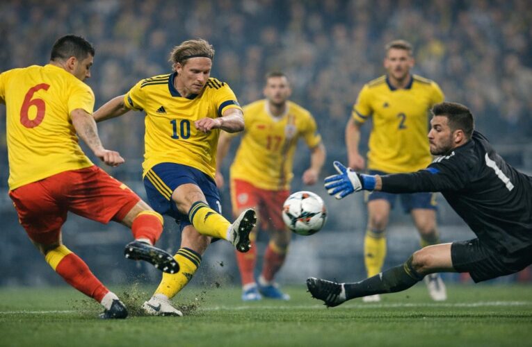 Sweden – Romania 2-1, pe 25 septembrie 2026: victorie la limită pentru suedezi