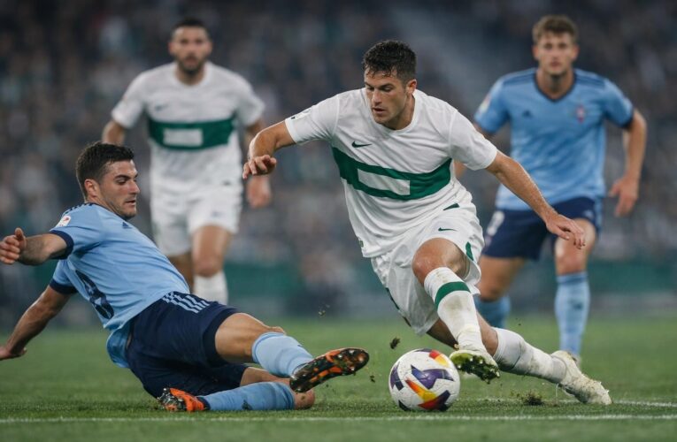 Elche și Celta Vigo au încheiat la egalitate, 0-0, într-un meci echilibrat