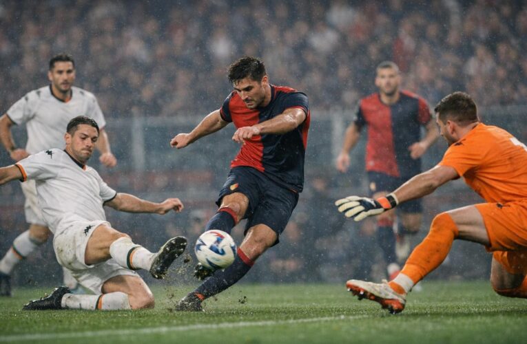 Genoa a învins Venezia cu 1-0, într-un meci decis la limită pe 2026-10-25
